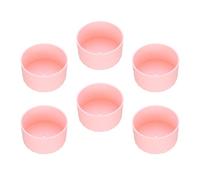 Qaonsciug 6PCS Silicone Cup Holder Wear Resistant Water Bottle Boot Protector Flexible Protective Sleeve For 7.5cm Drinkware Spill Resistant Silicone Sleeve