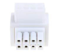 Qaonsciug 8PIN Power Adapter 90 Degree GPU Connector For Desktop Computers Graphics Cards Right Angled Elbow Connector GPU Power