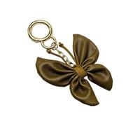 Qaonsciug Adorable Butterfly Keychain Cute Keyring Simple Cell Phone Anti-lost Lanyard Ornament For Friend Family Leather Keychain Pendant Keychains Accessory