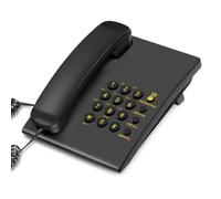 Qaonsciug Basic Landline Corded Phone For Elderly Users Easy To Read Buttons And Stable Call Landline Phone With Hold Redial