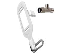 Qaonsciug Bidet Attachment For Toilet Bidet With Double Selves Cleaning Nozzles Adjustable Sprayer Pressure Seat Attachment Hardware