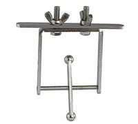 Qaonsciug Bird Parrot Stand Toy With Traveling Spinner Stainless Steel Spins On Teaser And Mind Game For To For Extra Large Birds
