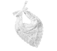 Qaonsciug Breathable Women Bandana Outdoor Camping Photo Lace Triangle Headband See-Through Hair Bandana For Travel Lace Kerchief For Women