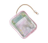 Qaonsciug Cartoon Printed PVC Clear Bag Multiple Pockets Lightweight Carryall Kids Activity Display For Daily Essential PVC Transparent For Daily Use