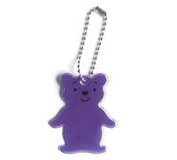 Qaonsciug Child Reflectors Keyrings Cute Reflective Bear Gear Backpacks Strollers Jackets Safe Reflector Keychain Outdoor Reflector Reflective Bear Keychain Pendant
