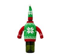 Qaonsciug Christmas Wine Bottle Covers Attire for Festive Celebrations for Home Cafe Or Restaurant Beautiful Cover Santa Bags
