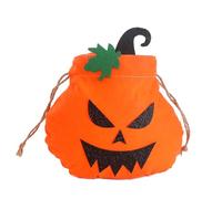 Qaonsciug Halloweens Candy Bag Pumpkin Pack for Kids Trick Or Treats Reusable Storage Container Soft Materials Portable Designs Candy Collection Bag