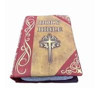 Qaonsciug Holy Bibles Plushes Pillow Religious Homes Decors Removable Covers Spiritual Companion Gift Cushions For Group Holy Bibles Stuffed Toy