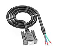 Qaonsciug Industrial RS232 DB9pin Serials Port Cable With 235/38 Terminal Contacts For RS485 Communication And Automation PLC Programming Data Cable