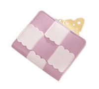 Qaonsciug Leather Credit Card Bank Card Holder Woven Wallet Coin Purse For Women Girl Fashion Purse Multi Slot Clutch Biscuit Woven Short