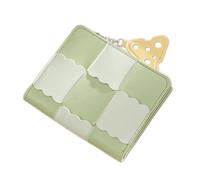 Qaonsciug Leather Credit Card Bank Card Holder Woven Wallet Coin Purse For Women Girl Fashion Purse Multi Slot Clutch Biscuit Woven Short