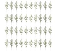 Qaonsciug Pack Of 40 Christmas Pine Branches Realistic Texture For Holiday Decorations Sturdy Design Indoor Outdoors Use Natural Looking Christmas Decorations