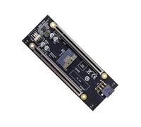 Qaonsciug PCIe .0 8/x16 Slot Splitter Card Creates Two Channels For Storage Expansion Metal PCIe Card