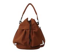 Qaonsciug Simple Yet Sophisticated Women's Handbag With Roomy Interior And Bucket Design Shoulder Bag For Various Occasion Travel Friendly Handbag