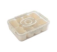Qaonsciug Space Saving Food Container With Locking Clasps Preserve Fruits Vegetables And Fruit Stackable Food Storage Container