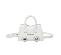 Qaonsciug Square Shoulder Bag Women’s Small Crossbody Purse Spring 2025 Trend Rivet Embellished PU Leather Satchel Handbag Fashion Rivet Detail Shoulder Bag