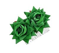 Qaonsciug StPatricks Day Green Flower Hair Hoop Carnival Party Headband Irish National Day Celebration Party Hair Comb Accessories Festival Headband