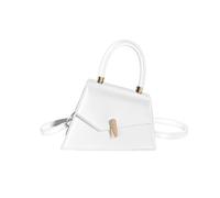 Qaonsciug Stylish Solid Color Lock Buckle Handbag Fashionable PU Bag malists Handbag Fashion Bags Show Your Person Charm