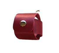 Qaonsciug Travel Golfs Ball Organizers Waterproofs PU Leather Pouches with Hook Adjustable Golfs Waist Bag for Easy Carrying Small Golf Container