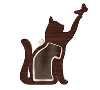 Qaonsciug Wood Pet Memorial Box Personalizing Furs Storage Case Dog Cats Sculpture Keepsakes Ornament For Home Decoration Furs Memorial Display Box
