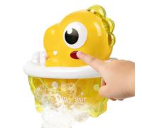 Qapayieg Bathtub Bubble Machine | Light-Up Dinosaur Shape Toy | Bubble Bath Toy - for Kids Boys Girls Aged 1-8 Birthday Party Garden Pool Outdoor