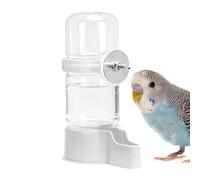 Qapayieg Bird Feeder for Cage,Automatic Suspended Clear Waterer | Parakeet Feeder Drinker - for Budgies Lovebirds Canaries Finches Parrots Quails