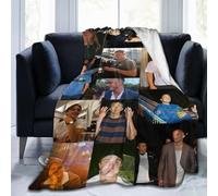 QapLWczK Blanket Drew Actor Starkey Throw Flannel Blankets Warm Soft Cozy Fuzzy Blanket for Bed Sofa Couch Camping Travel Gift Blankets for All Seasons 40"" x30, Black