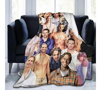 QapLWczK Blanket Paul Walker Soft and Comfortable Wool Fleece Throw Blankets for Sofa Office car Camping Yoga Travel Home Decoration Cozy Plush Beach Blanket Gift 40"x30"