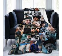 QapLWczK Blanket Sebastian Actors Stan Throw Flannel Blankets Warm Soft Cozy Fuzzy Air Conditioning Blanket for Living Room Sofa Bed Gift Blankets for All Seasons 60"x50"