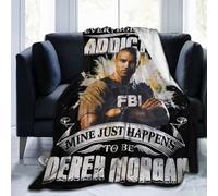 QapLWczK Blanket Shemar Actor Moore Throw Flannel Blankets Warm Soft Cozy Fuzzy Blanket for Bed Sofa Couch Camping Travel Gift Blankets for All Seasons 60"" x50, Black