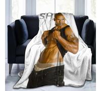 QapLWczK Blanket Shemar Actor Moore Throw Flannel Blankets Warm Soft Cozy Fuzzy Blanket for Bed Sofa Couch Camping Travel Gift Blankets for All Seasons 50"x40"