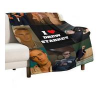 QapLWczK Drew Starkey Actor Blanket Movie Blanket Super Soft and Warm Lightweight Flannel Blankets Soft Plush Travel Blanket for Bedroom Couch Office All Season Gift for Women Men, Style