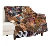 QapLWczK JJ Star Maybank Blanket Air Conditioning Blanket Super Soft Travel Outdoor Flannel Blanket Fashion Personalized Gift Office Sofa Blanket Merch.30 x40, Style