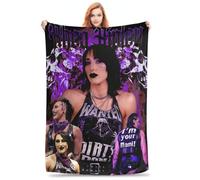 QapLWczK Rhea Wrestler Ripley Throw Blanket Lightweight Air Conditioner Blanket King Size Blankets for All Seasons Funny Blankets for Office for Running 40"x30"
