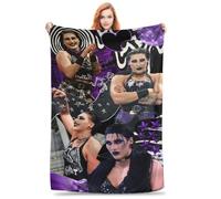 QapLWczK Rhea Wrestler Ripley Throw Blanket Lightweight Air Conditioner Blanket King Size Blankets for All Seasons Funny Blankets for Office for Running 40"x30"