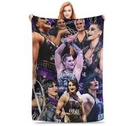 QapLWczK Rhea Wrestler Ripley Throw Blanket Lightweight Air Conditioner Blanket King Size Blankets for All Seasons Funny Blankets for Office for Running 40"x30"
