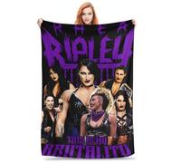QapLWczK Rhea Wrestler Ripley Throw Blanket Lightweight Air Conditioner Blanket King Size Blankets for All Seasons Funny Blankets for Office for Running 40"x30"