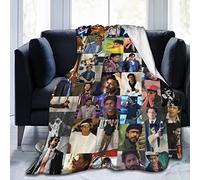 QapLWczK Shah Rukh Khan Collage Ultra-Soft Micro Fleece Throw Blanket Warm Comfortable Versatile Blanket for Sofa and Travel 80"x60"