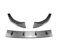 QAQMHVCVB For A3 8Y S3 2021-2023 Car Frong Bumper Lip Spoiler Canards Diffuser Splitter Blade Cover Protector Body Kit(Carbon Fiber Look)