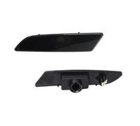 QAQMHVCVB For Chrysler For Crossfire 2004-2008 Turn Signal Light No Bulb Car Front/Rear Bumper Side Marker Light Housing Shells (2PC Rear Smoked Lens)