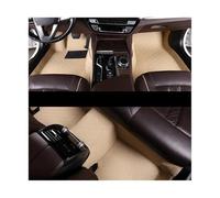 QAQMHVCVB For VW For T-ROC 2017 2018 2019 2020 2021 2022 2023 Custom Floor Mats Carpets Foot Coche Accessorie Car Floor Mats(Beige)