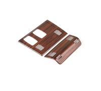 QAQMHVCVB For X1 E84 2011-2015 2 Pcs Black Wood Grain ABS Car Roof Reading Light Cover Frame Trim (Pine Wood Grain)