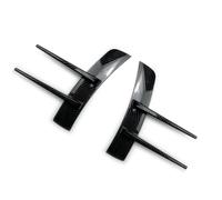 QAQMHVCVB Front Bumper Canards Spliters Side Splitter Air Vent Trim For Mercedes For Benz W177 A180 A200 A250 A260 AMG A35 2018-2022(Carbon Look)