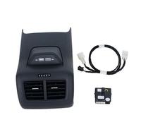 QAQMHVCVB Grille Air Vent Car Rear A/C Air Conditioner Outlet Clip Tab Pick Air Conditioning Vents Frame Armrest Type C USB For VW For Golf 7 MK7 2013-2019 (USB Type-C Outlet)