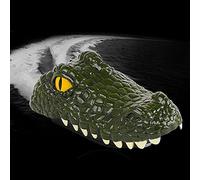 QAQQVQ Rechargeable Remote Control Boat RC Simulation Crocodile Boat Two-in-one Floating Spoof Animals On Water Summer Outdoor Water Toys Children's Toy Boat Electric Yacht Speed Up To 15KM/H