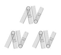 Qarmijaer 12 Pieces Goniometer Physiotherapy 360 Degree Rotation Protractor Physiotherapy PVC for Physiotherapy, Sports Therapy