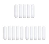 Qarmijaer 15 Pcs 25mm(1 Inch) PTFE Magnetic Stirrer Mixer Stir Bar,White Color,Laboratory Bar,Stir Plate Bar,7mm25mm Stir Bars