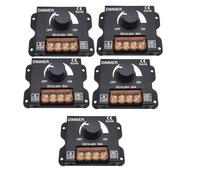 Qarmijaer 5PCS DC 12V 24V LED Dimmer Switch 30A Voltage Regulator Adjustable Controller for LED Strip Light Dimming Dimmers Replacement Spare Parts Accessories