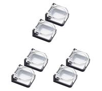 Qarmijaer 6X Power Push Button Switch Cover,Waterproof and Collision, for 25mm Mounting Hole A