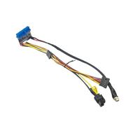 Qarmijaer DC 12V 300W 24Pin ATX Motherboard Connector Mini ITX Power Supply DC to ATX PSU Module for PC Computer Gamer Power Supply Module Blue Plastic+Metal 1 Piece